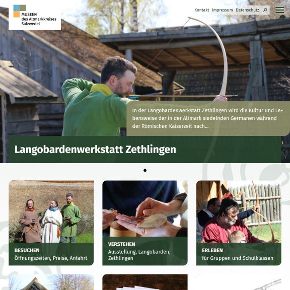 Startseite der Langobardenwerkstatt Startseite der Langobardenwerkstatt