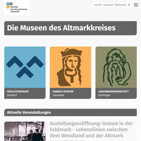 Startseite der Museen Startseite der Museen
