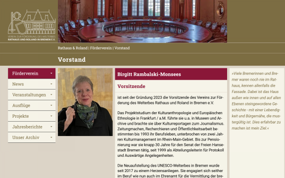Der Vorstand des Vereins