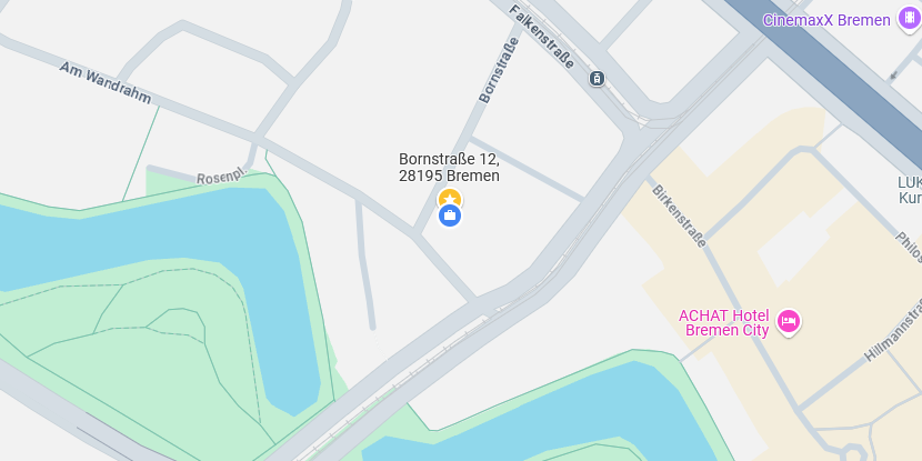 Kartenausschnitt Google Maps