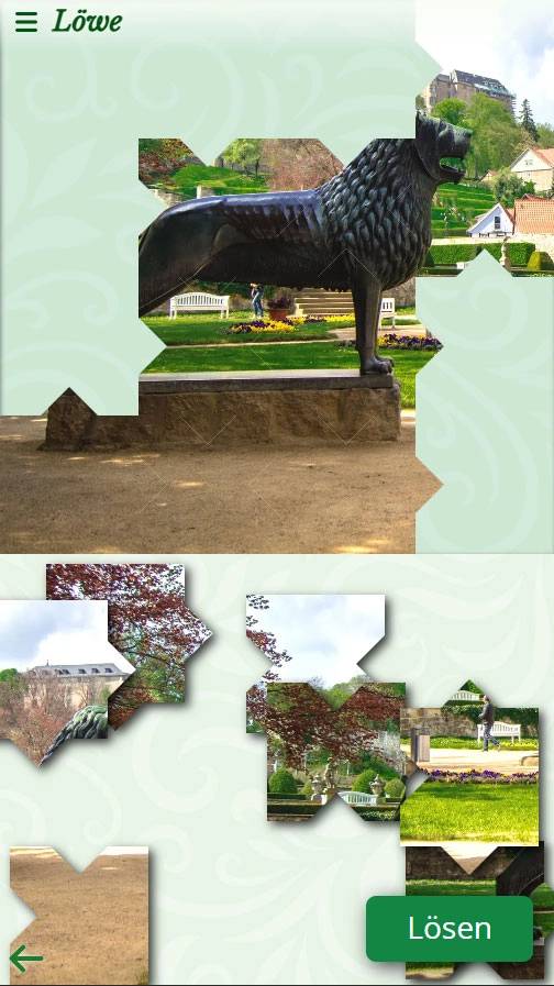 Puzzle, dessen Inhalt kundenseitig mit einem Klick geändert werden kann