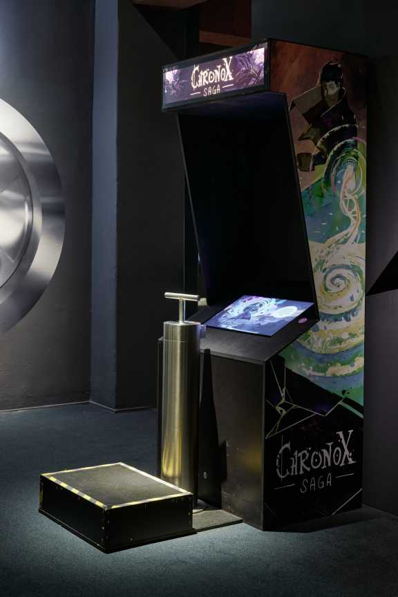 Terminals in der Ausstellung