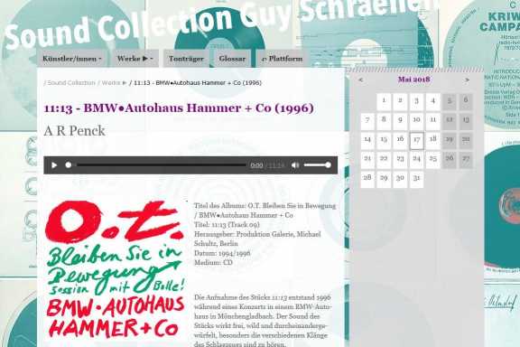 Startseite Website "radio as art"