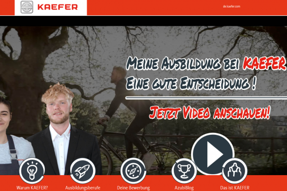 Screenshot Startseite