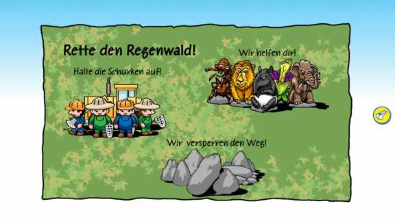 Rette den Regenwald! Rette den Regenwald!