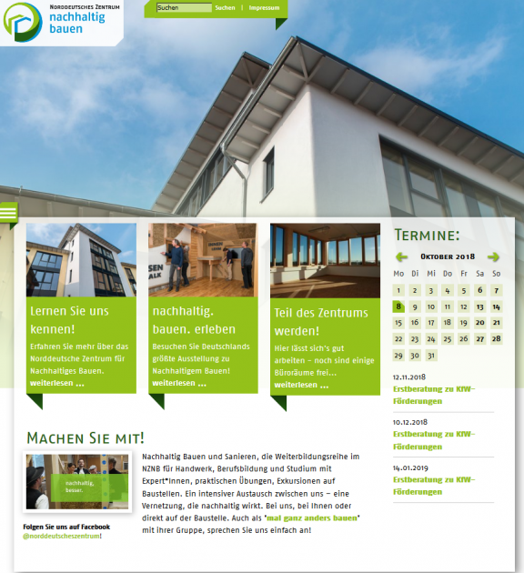 Screenshot Website NZND Screenshot Website NZND