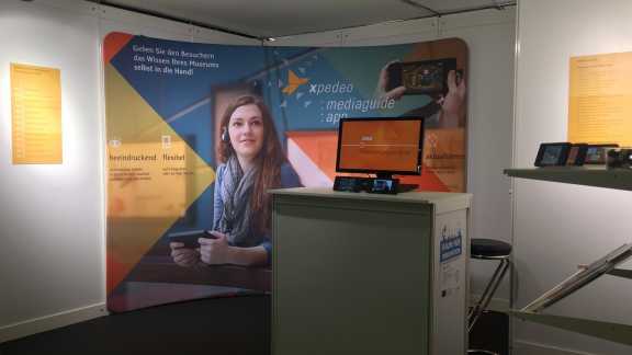 Foto vom Messestand Foto vom Messestand
