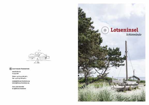 Broschüre für die Lotseninsel in der Schleimündung