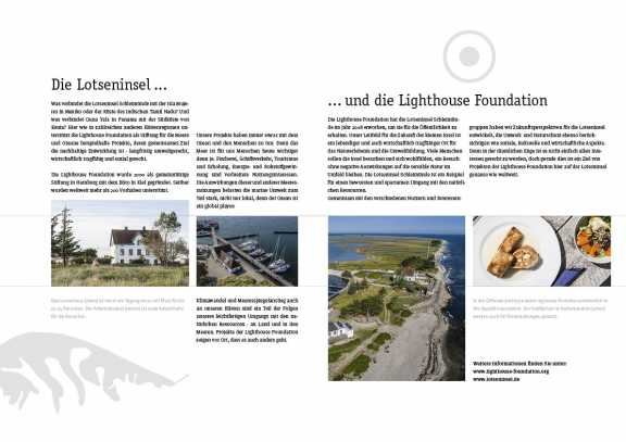 Broschüre für die Lotseninsel in der Schleimündung
